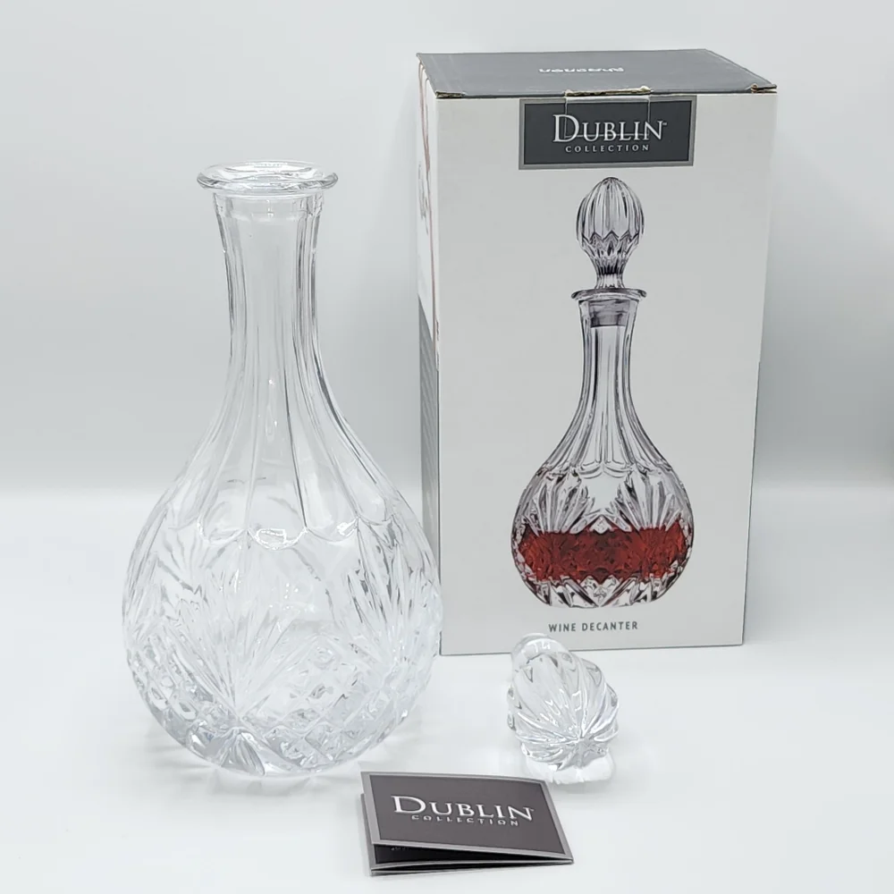 Godinger Wine Whiskey Liquor Decanter Dublin Collection 28 Oz -‎ 850 ml